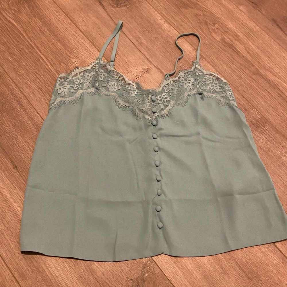 Forever 21 Lace Trim Camisole Top